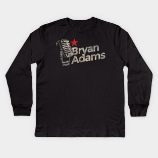 Bryan Adams Vintage Kids Long Sleeve T-Shirt